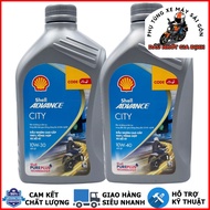 Nhớt tổng hợp Shell Advance City 10W30/10W40 API SP dành cho xe số côn tay nhập khẩu Thái Lan