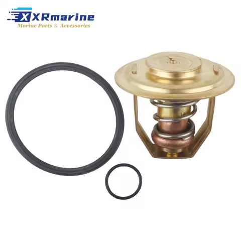 Boat Motor Thermostat Service Kit 60°C Compatible with Volvo Penta AQ115 AQ130 MD2 MD3 MD11 Cooling 