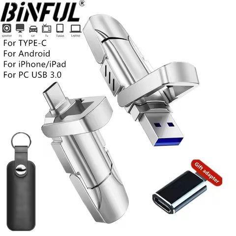 USB Drive 256GB Flash For iphone 512GB USB Flash Drive 256GB 32GB Solid State USB-A USB-C with High 