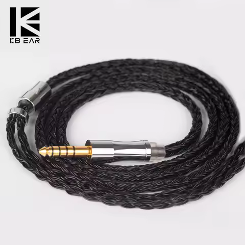 Keephifi KBEAR Show OFC 24 Core 5N Silver Plated Upgrade Cable With 2PIN/ QDC/ TFZ/ MMCX Connector R