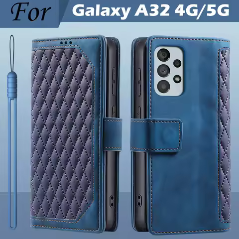 For Samsung Galaxy A32 Case Flip Leather Book Cover For Samsung A32 4G Case Wallet Magnetic Phone Ba