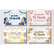 Greeting Card birthday graduation Greeting Card barakallah idul fitri