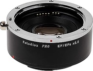 Fotodiox Pro Autofocus 2X Teleconverter Compatible with Canon EOS EF Full Frame Lenses and EF/EFs Ca