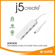 J5CREATE JCH345E USB-C 4-PORT USB 3.2 HUB - HIGH-SPEED DATA TRANSFER |  PLUG-AND-PLAY