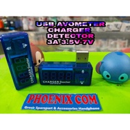 USB DETECTOR VOLTAGE & CURRENY BLUE AVOMETER USB DETECTOR CURRENG VOLTAGE BLUE