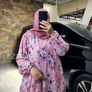 GAMIS JUMBO LD20 / LD130 / LD140 / LD150 SEKAR MAXY BAHAN CERUTY BABYDOLL FULL FURING BAJU KONDANGAN