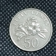koin Singapura 50 cent