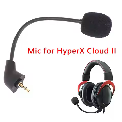 Kingston HyperX Cloud 2 II X Gaming Headset Replacement 3.5mm Microphone Game Mic Accessory