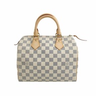 Louis Vuitton (LV) Speedy25植鞣革棋盤格波士頓包手提包