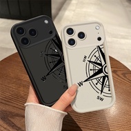 Minimal Compass Rose Phone Case for Huawei Y6P X7D X5C Y6 Y7 Pro 2019 Y7A Y9 Prime P30 P30 P40 Lite 
