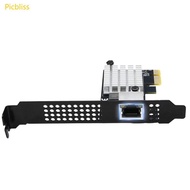 Picbliss 10Gbps PCIe 4 0X1 Ethernet Card RTL8127 For Content Creation Virtualization