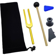 Tuning Forks for Healing Set, F 963Hz Tuning Fork Aluminum Alloy Gold Fork for Healing Chakra Keep B