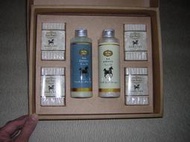 全新  馬油 soap expert 禮盒組 沐浴乳+洗髮乳+蠶絲潤膚皂 4 塊