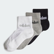adidas Lifestyle Outlet Value Linear Kids Ankle Socks 3 Pairs Unisex Black IV7151