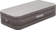 Bestway: Tough Guard 18" Air Mattress - Twin - Built-in A/C Pump, Inflatable Indoor Airbed, Wave Bea