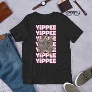 [Cod] Yippe Funny Cat Meme T-Shirt Cat Shirt Goofy Ahh Tshirt Gift For Her Happy Cat Jumping Meme Te
