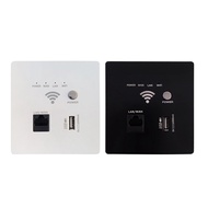 AP300Mbps USB Socket Wall Embedded Wireless AP Router Wall Charger WIFI USB Charging Socket Panel Wi