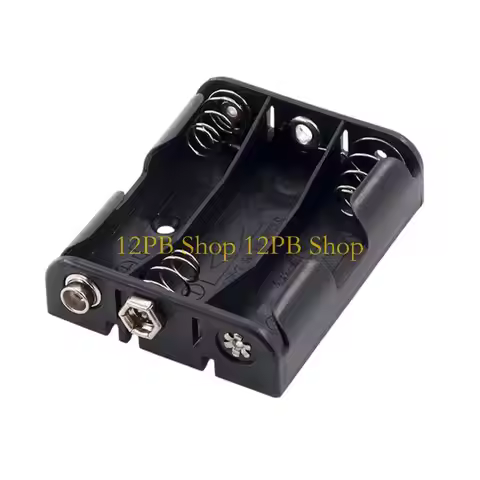 12PB 2/3/4/6/8 Slot LR06 Battery Holder Plastic Case Quick Installation for Electrical