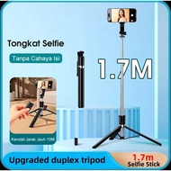 Bluetooth Selfie Stick R1-L 1.7M Selfie Stick Tripod Remote Tongsis 170cm / R1-L Selfie Stick
