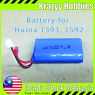 Battery for Huina 1592 1593 excavator  7.4V Li-Ion