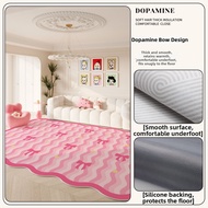 Dopamine Pink Short Plush Carpet