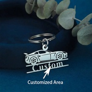 1PC Personalized Stainless Steel Car Keychains With Names. These Are Individualized Keychains Suitab