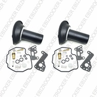 2 Set Carburetor Repair Kit Carb Diaphragm Slides for Yamaha Virago 400 500 535 XV400 XV500 XV535