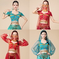 2024 New Style Indian Dance Tops Exotic Dance Performance Costume Top Female Princess Jasmine