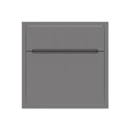 ตู้ลิ้นชัก KITZCHO CURVE 66x66 ซม. สี GREY GRAPHITE (1281352)