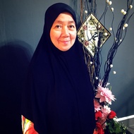 Tudung XXL Berdagu Moss Crepe