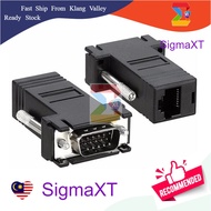VGA Male RJ45 Extender / VGA Female RJ45 LAN CAT5 CAT6 Network Cable Adapter Extender 15pin