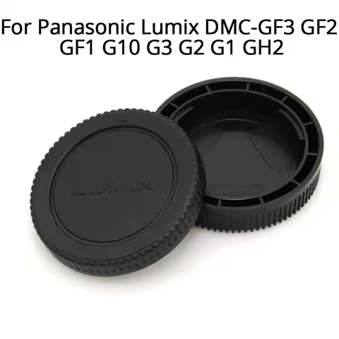 Len Caps Lenses Accessories For Panasonic Lumix DMC-GF3 GF2 GF1 G10 G3 G2 G1 GH2 Rear Lens + Body Ca