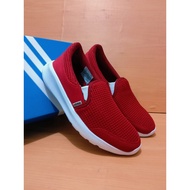 【Hot Stock】Women Shoes SLIP ON ADIDAS NEO CLOUDFOAM Red Shoes SIMPLE Comfortable Girls