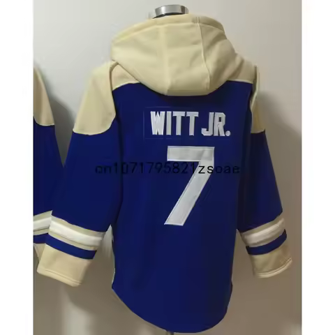 Bobby Witt Jr. Jersey America Kansas City Baseball Hoodies Bobby Witt Jr Hoodies Pullover All Stitch