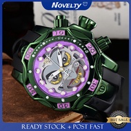 Invicta Green JOKER Men Watch Life Waterproof Time Calendar Function