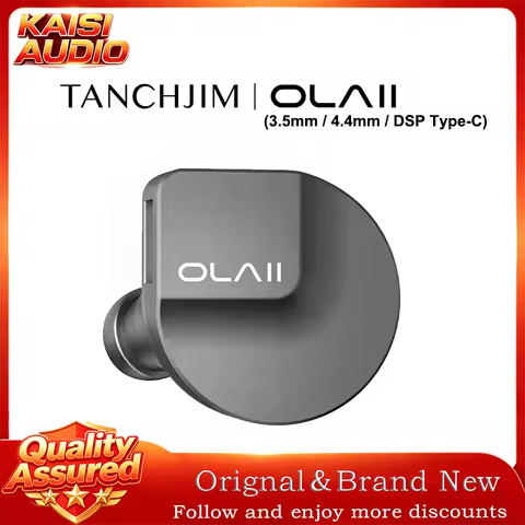 TANCHJIM OLA II 1DD+PURE In-Ear Earphone HiFi Music Headset with 2Pin 0.78mm Detachable Wired Cable 