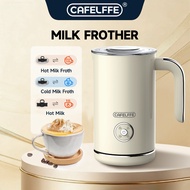 Cafelffe 4 In 1 Electric Milk Frother Hot/Cold Coffee Frother Mixer Cold Brew Pitcher For Home Small