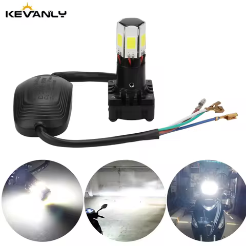 Led Spotlight Ba20D Angel Eye H4 Led Canbus P15D Led Headlight Motorcycle Flashing Signal Light Spot