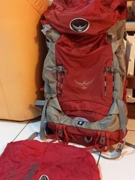 間。 登山杖隨手攜帶系統Osprey Kyte 46 小鷹輕量登山背包/健行背包 附贈背包套 48升