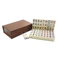1 Set Game Game Set For Style Case Mahjong Game Mahjong Sets Classic Gathering Party Game Mahjong Board Game for Game Travel Party Home OCMI