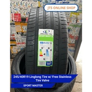 245/40R19 Linglong Tire SPORT MASTER w/ Free Stainless Tire Valve