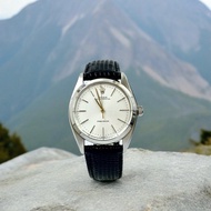 勞力士6558 - Oyster Perpetual 、原裝面翻寫銀面(原裝金箭針)皮帶鋼錶(34mm)、古董1040自動機芯(Tru-Beat專用機芯“已修改無跳針功能”)、送代用皮帶連扣  (Se