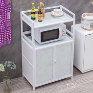 HY-$ Cupboard Household Storage Rack Aluminum Alloy Cupboard Cabinet Locker Kitchen Stove Table Cabinet Dining Side Stor