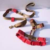 Red Fox H-harness Dog harness Human&Hound With Handsfree Leash Dog Leash