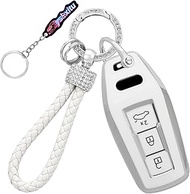TPU Key Ring for Men Fits Audi A5 Avant S5 A6 S6 Q5 SQ5 Q6 SQ6 Sportback e-tron SUV E-Hybrid 2025-UP