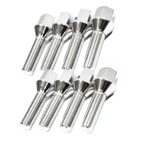 10PCS Car Alloy Wheel Nut Bolts Screw For BMW Benz VW Golf Thread Length 28/35/40/45/50mm M14x1.5 14