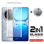 iQOO Z10 5G 2in1 Hot Bending 3D Screen Protector Tempered Glass For Vivo iQOO Z10 iQOOZ10 5G 2025 Sc