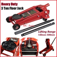 High Quality Jack 3 Ton Hydraulic Floor Jet Kereta Jek Car Vehicle Van 3Ton Jack Stand Mechanic Tool