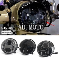 LED Headlight Assembly Black Chrome For Vespa GTS300 GTS 300 gts300 Motorcycle Headlamp Light Access