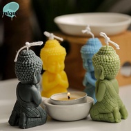 UNQCSA Convenient Healthy Resin Epoxy Dome Statue Gypsum Candle Mold Silicone Mold Buddha Baking Mould